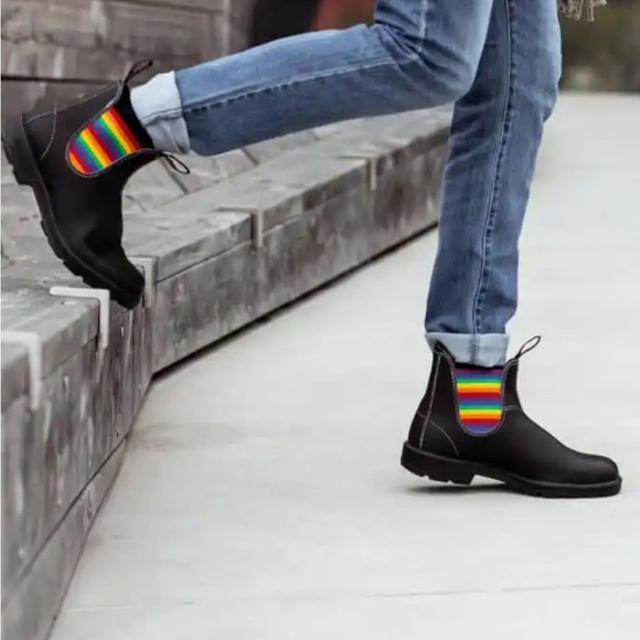 Blundstone 2105 Chelsea Boots Rainbow Black Size 4 US 7 - Picture 3 of 11